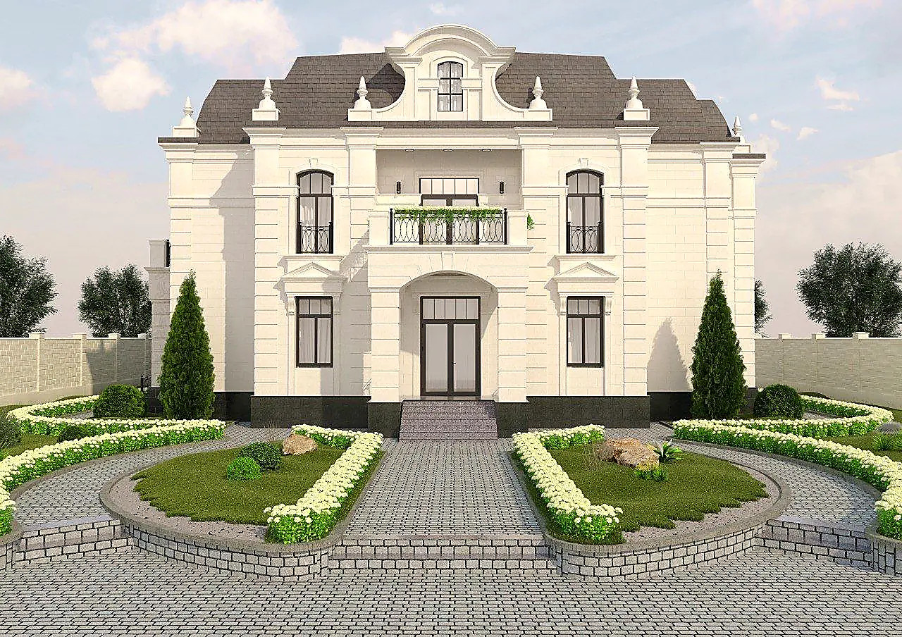 3D-визуализация особняка